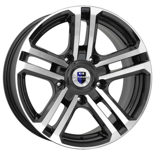 диски КиК Палладика 7,0x16 5x139.7 110,1 5 алмаз черный