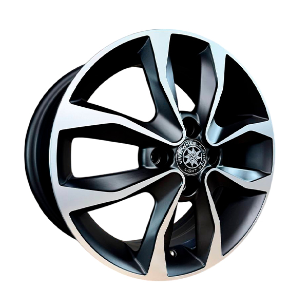 диски VIVE V-07 (JT011B) 5,5xR15 4x100 73,1 45 MATTE_BLACK_MACHINE_FACE