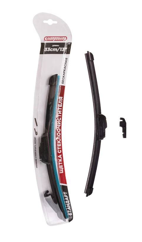 Щетка ст/очист. бескаркасная SKYWAY 5 адаптеров 33см/13