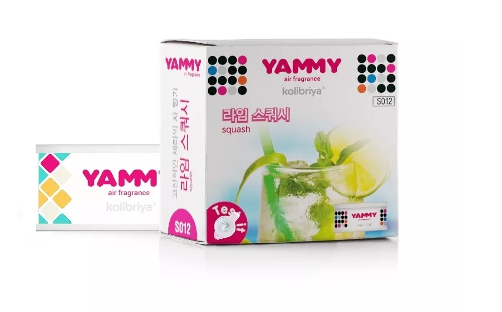 Ароматизатор  YAMMY меловой баночка Squash 50г s012