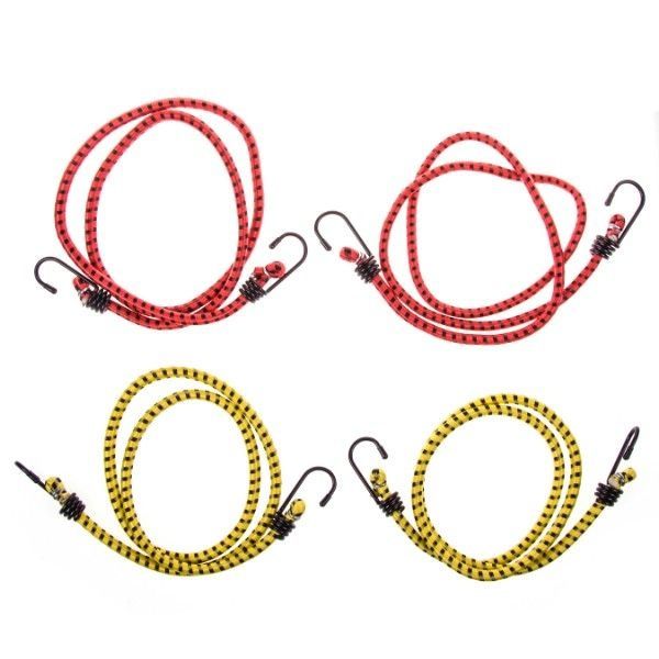 Резинка для крепления багажа 100см*8мм SKYWAY 4шт метал. Крюк